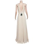 Reformation Peppermint Ruffle Wrap Maxi Dress, Champagne, Small Photo 11