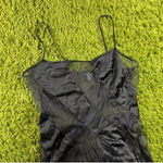 Frederick's of Hollywood Viral Rare  Black Panel Sheer Maxi Dress Slip Dress Photo 3