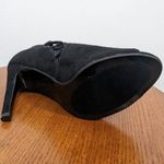 Cape Robbin  Faux Suede Black Strappy Heels Size 8.5 Sexy Strappy Suede Heels Photo 4