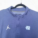 Jordan Women’s  Navy UNC Long Sleeve 1/4 Zip Shirt Size: XL Photo 1