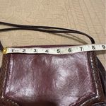 Vintage Ottorino Bossi iItalian Leather Crossbody Purse Small Handbag Purple Bag Photo 10