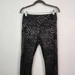White House | Black Market  Metallic Animal Print Leggings Size 2 Long WHBM Legging Photo 1