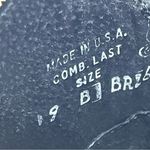 Justin Boots JUSTIN Gray Wash Leather Embroidered Square Toe Pull On Western Boots, Size 9B Photo 1