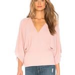 Bailey 44 Eye In The Sky Pink Faux Wrap Style Sweater Size L Photo 1