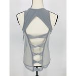 Victoria's Secret VS SPORT SIZE XSMALL GRAY OPEN TIE BACK TANK TOP SHIRT Photo 2