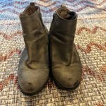 White Mountain | Women's Grey Suede Side Zip Ankle Booties Photo 1