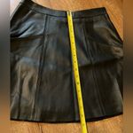 Joie  Maisel Lambskin Leather Mini Skirt - S Photo 10