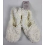 2 Pairs Auden Faux Fur Slipper Socks Gripper Bottoms Cozy Warm Soft M/L 8 Photo 13