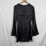 Princess Polly  Gael Long Sleeve Mini Dress Black Corset Fit Flare NWT Photo 8