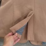 Elie Tahari  Camel Blazer size 8 Women’s Single Breasted Loose Fit Rayon Blend Photo 7