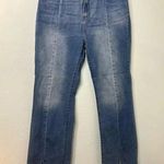 Cello  Split Hem Frayed Denim Jeans Size 13 Blue Seam Trendy Photo 0