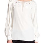 Ramy Brook Long Sleeve Silk Top Photo 0