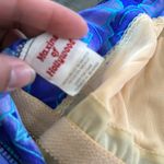 Maxine of Hollywood Vintage  Blue Teal Florals Swimsuit Size 12 EUC #1483 Photo 5