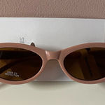 Urban Outfitters Light Pink Slim Cat-Eye Sunglasses NWT Photo 0