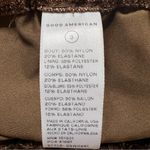 Good American Foil Ruched Cheeky Bikini Bottom 3 Large Women’s Mocha Foil NWT. Photo 4