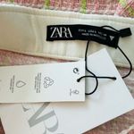 ZARA  Tweed Micro Mini Pink Green Skort Size L NEW Photo 10