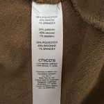 Chico's Shirt Women Medium Heather Brown Knit Top Essential Neutral Minimalist Photo 7