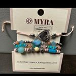 NWT Myra Bag Multicolor Beaded Bracelet Set Blue Photo 1