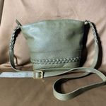 Saddle River Chic Green Leather Bucket Bag Photo 0