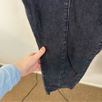 Loft  Black Gray Denim Seamed Tie Waist Jean Pants Size Medium Tall Photo 4