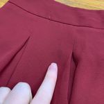 Banana Republic  Maroon Pleated Mini‎ Skirt Women's Petite Size 6 Short Tennis Photo 1