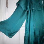 Libby Edelman  Open Shoulder Ruffle Bell Sleeve Blouse Shirt Top Photo 5