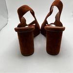 Madewell  The Alana Slingback Sandal Maple Syrup Suede size 6.5 Photo 6