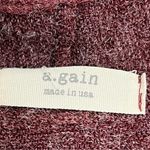 a.gain  Angora Sweater Vest Womens Size L Burgandy Longline Pockets Boho Festival Photo 5