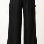 Rachel Zoe Black Wide Leg Pull-On Pants Size SP Photo 0
