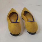 Rothy's  Shoe Size 5.5 Yellow Rubber Woven Pointed Toe closed heel Shoes Photo 7