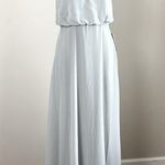 Birdy Grey Gwennie Bridesmaid Blouson Maxi Dress NWT Dove Gray Size M Photo 1