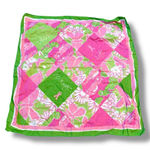 Lilly Pulitzer Floral Scarf Women’s Size 19x20 Courage Hope Life Pink Green Photo 0