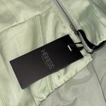 NWT Heiress Beverly Hills satin corset wrap Mini Dress in light green colorway S Photo 4