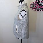 Miami reversible white grey sleeveless outdoor fleece puffer vest Photo 5