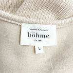 Bohme NWT Saya Midi Sweater Knit Scoop Neck Dress in Nude Cream Size Large NEW Photo 7