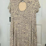 Volcom Women's High Wired Trapeze Style Animal Print Knit Dress size Large NWT Photo 4