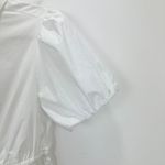 J.Crew  Petite Collared Short Sleeve Tie Waist Mini Dress White Classic 8P NWT Photo 10