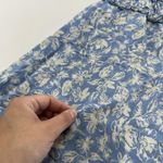 ASTR The Label Dress Womens Small Milkmaid Floral Puff Sleeve Smocked Mini Blue Photo 8