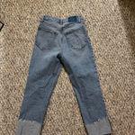 Abercrombie & Fitch Abercrombie Straight Black Denim Jeans 90s Ultra High-Rise  Photo 2
