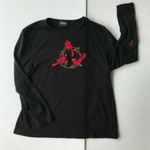 Cardinal Long Sleeve Pullover top XL Redbird Embroidered Designers Orig… Photo 0