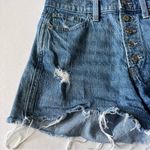 Gap  denim button fly high rise cheeky shorts size 0/25 Photo 3