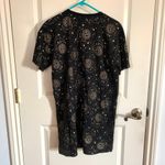 Modcloth Dangerfield A Metallic Mystic Message T-Shirt Dress in Black Photo 5