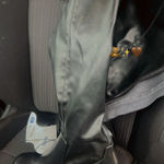 Ross Black chunky heel knee high boots Photo 0