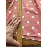 Vine & Love NWOT & Love Pink Polka Dot Blouse -S Photo 4