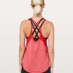 Lululemon Run Off-Route Tank - Heathered True Red / True Red Photo 2