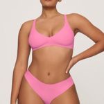 SKIMS NWT  NAKED PLUNGE BRALETTE  PINK M-DD Photo 5