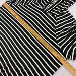 LIVI Woman's short sleeve striped pullover sweater w/ hoodie size 26/28 Pockets Photo 7