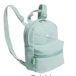 Adidas Green Corduroy Backpack with Adjustable Straps Photo 1