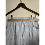 Aloha Women's White and Blue Striped Cotton Flowy Quick Dry Beach Pants Sz Small Photo 7