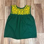 Spirit Dress Embroidered Top Yellow Size L Photo 2